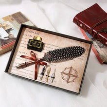 Load image into Gallery viewer, Vintage Calligraphy Quill Gift Box