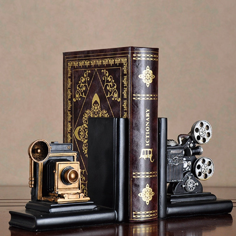 Vintage Camera Bookends