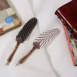 Vintage Calligraphy Quill Gift Box