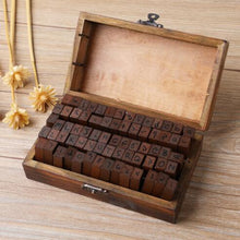Load image into Gallery viewer, Boxed Number And Letter Stamps Set