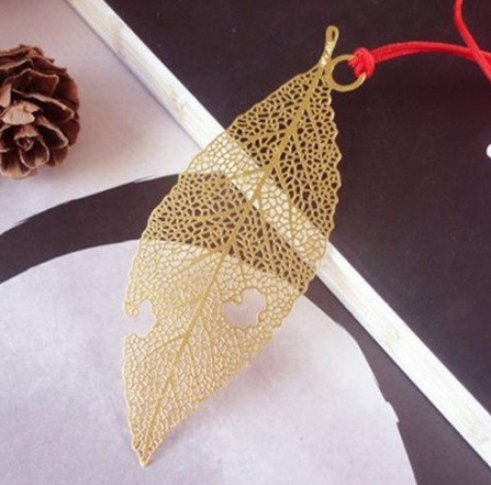 Vintage Gold Metal Bookmark