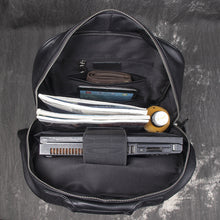 Load image into Gallery viewer, Large Leather Backpack interior