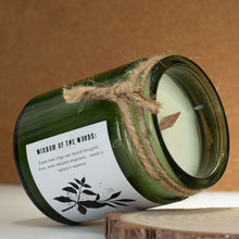 Load image into Gallery viewer, Greenman Woodwick Soy Candle - Sage &amp; Mintwood