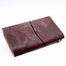 Load image into Gallery viewer, Handmade Leather Journal - My Bucket List Book - Brown (80 pages)