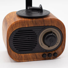 Load image into Gallery viewer, Retro Mini Gramophone Speaker - Bluetooth &amp; FM Radio