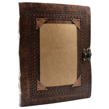 Load image into Gallery viewer, Huge Customisable Visitor Leather Book 10x13 (200 pages)