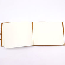 Load image into Gallery viewer, Leather Sketchbook Golden Tree - 144 pages -  18x23cm
