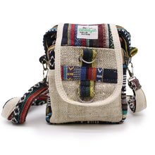 Load image into Gallery viewer, Body-Cross Natural Hemp &amp; Jhari Travel Bag