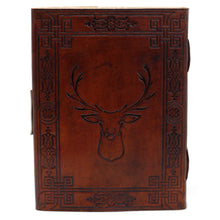 Load image into Gallery viewer, Leather Stag Notebook (6x8")