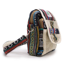 Load image into Gallery viewer, Body-Cross Natural Hemp &amp; Jhari Travel Bag