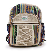 Load image into Gallery viewer, Small Backpack - Rope &amp; Pockets Style