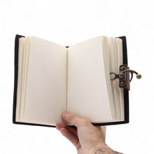Load image into Gallery viewer, Leather Printed Notebook – Never Give Up On Your Dreams -  17.8×12.7 cm