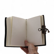 Load image into Gallery viewer, Leather Printed Notebook – Stop Doom Scrolling - 17.8x12.7 cm