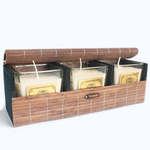 Load image into Gallery viewer, Triple Box Slatted Bamboo