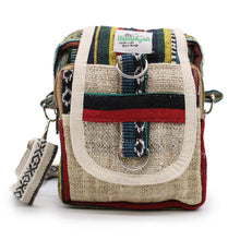 Load image into Gallery viewer, Body-Cross Natural Hemp &amp; Jhari Travel Bag