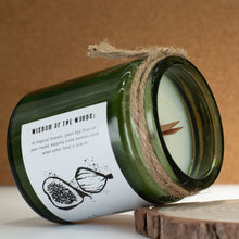 Load image into Gallery viewer, Greenman Woodwick Soy Candle - Fig &amp; Cassis