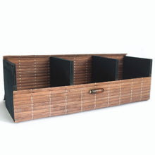 Load image into Gallery viewer, Triple Box Slatted Bamboo