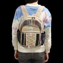 Load image into Gallery viewer, Small Backpack - Rope &amp; Pockets Style