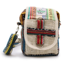 Load image into Gallery viewer, Body-Cross Natural Hemp &amp; Jhari Travel Bag