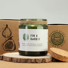 Load image into Gallery viewer, Greenman Woodwick Soy Candle - Fig &amp; Cassis