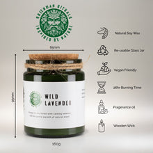 Load image into Gallery viewer, Greenman Woodwick Soy Candle - Wolf's Moon