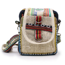 Load image into Gallery viewer, Body-Cross Natural Hemp &amp; Jhari Travel Bag