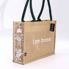 Load image into Gallery viewer, Hop Hare Jute Big Bag - I am Brave