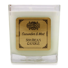 Load image into Gallery viewer, Soybean Jar Candles - Cucumber &amp; Mint