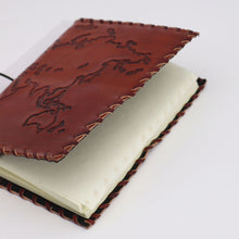 Load image into Gallery viewer, Travel Journal with wrap - Light Tan - 96 pages - 17x13cm