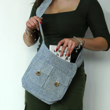 Load image into Gallery viewer, Natural Tones Two Pocket Bags - Comp Denim - Medium