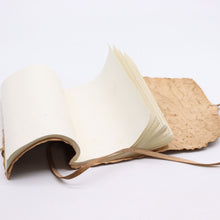 Load image into Gallery viewer, Rolled Leather Travel Notebook - 96 pages - Natural  21x15cm