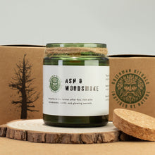 Load image into Gallery viewer, Greenman Woodwick Soy Candle - Ash &amp; Woodsmoke