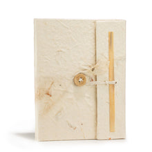 Load image into Gallery viewer, Lokta Mixed Flowers Notebook – Medium (15x12cm) – 45 Leaves