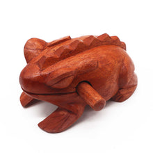 Load image into Gallery viewer, Large Croaking Wooden Frog