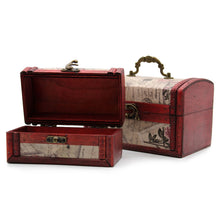 Load image into Gallery viewer, Sets of 2 Colonial Boxes - Rose Design