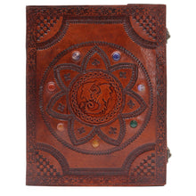 Load image into Gallery viewer, Huge Tomb Book -  Charkra Stones Dragon Mandala 100 Pages - 25x34cm