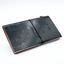 Load image into Gallery viewer, Handmade Leather Journal - If a Story is in You - Green (80 pages)