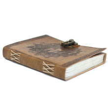 Load image into Gallery viewer, Leather Greenman Notebook (6x8")