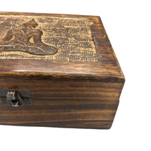 Load image into Gallery viewer, Large Wooden Keepsake Box -  Buddha