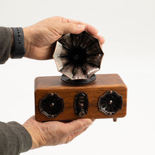 Load image into Gallery viewer, Retro Mini Double Gramophone Speaker - Bluetooth