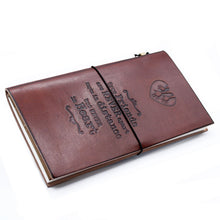 Load image into Gallery viewer, Handmade Leather Journal - True Friends - Brown (80 pages)