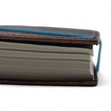 Load image into Gallery viewer, Leather Printed Notebook – My Chakras Are Aligned AF - 17.8×12.7 cm