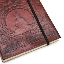 Load image into Gallery viewer, Small Notebook with strap - Tibetan Mandala