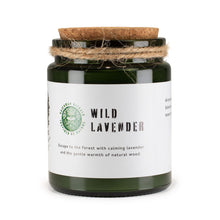 Load image into Gallery viewer, Greenman Woodwick Soy Candle - Wild Lavender