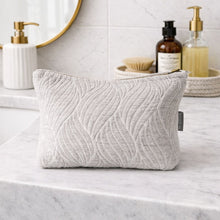 Load image into Gallery viewer, Nomad Sari Indian Jacquard Toiletry Bag - Moonlit Weave