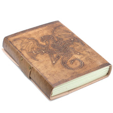 Load image into Gallery viewer, Leather Dragon Notebook (6x8")