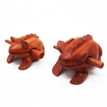 Load image into Gallery viewer, Small Croaking Wooden Frog