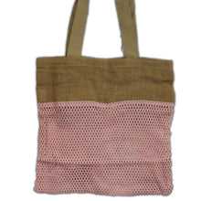 Load image into Gallery viewer, Pure Soft Jute and Cotton Mesh Bag - Rose