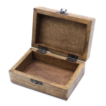 Load image into Gallery viewer, White Washed Wooden Box - 6x4 Slavic Design
