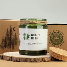Load image into Gallery viewer, Greenman Woodwick Soy Candle - Wolf's Moon